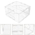 UPKOCH Breastmilk Storage Container Freezer Organizer Acrylic Breast Milk Bag Holder for Nursing Moms Fridge Storage