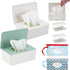 BEIZMHBO 6PCS Diaper Wipes Dispenser Set, 2 Refillable Baby Wipe Containers with 2