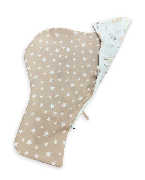 Cover Washable & Reversible Cotton Cushion Cover for IKEA High Chair Accessories, Compatible with Antilop,Only Cover!