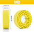 INJORA Silicone Rubber Inserts for 62-64mm*24mm 1.0" Tires (Large Yellow)