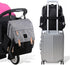 Land backpack diaper bag multi-function waterproof travel nappy bags insulated compartment pockets wipes pocket