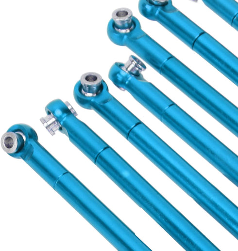 RC Tie Rod, 8PCS Metal Full Car Tie Rod Accessories for MN86 Series Model Upgrade RC Car Parts