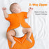 Roksuma 0-3 2-Way 100% 0.8 2-Pack 5-14lbs) Transition Swaddle Months, Newborn Sleep Sacks Arms up Swaddle Zipper Cotton