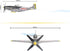 Daron Sky Fighter Flying Toy - Grey, Fun on a String