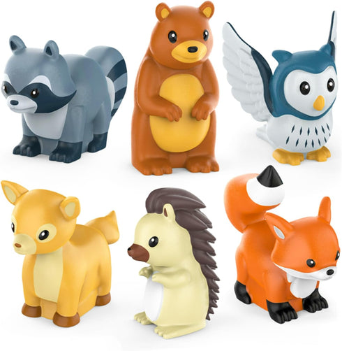 Tub Works Woodland Animals Watertight Baby Bath Toys, 6 Pack | Sealed,