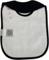 Isabeli Toddler Organic Cotton Bibs - Unisex 4-Pack Large for Feeding and Drooling, Adjustable (Black)