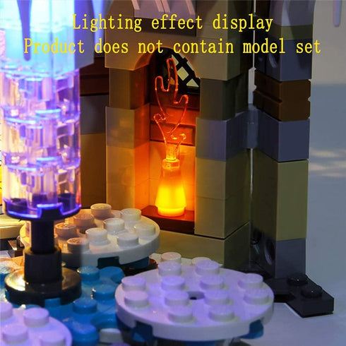 Light Set for Hogwarts Clock Tower Building Blocks Model Compatible with LEGO 75948 (Model Not Included)