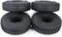 Pack of 4 Rubber Tires Set, 65mm RC Crawler Tires with Foam for 1/18th TRX4-M TRX4M Upgrade Parts