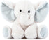 TCBunny Baby Elephant Bedtime Stuffed Animal Plush Toy Gift, 11", Kids, Amy (White)
