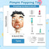 Set, Pimple Popper Toy Ultra Soft Cute Face Pimple Popping Fidget Toy, Refillable Pimple Toy with Sensory Cream