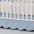 Brandream Scallop Edge Cotton Crib Skirt, Baby Boy Girl Gender Neutral Crib Skirt Toddler Bedskirt Farmhouse Chic