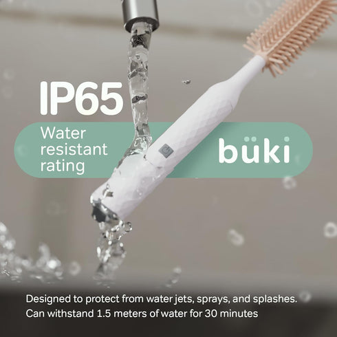 Set 1200mAh Bueki Electric Baby Bottle Cleaning Brush - Rechargeable Electric Bottle Brush with Straw Cleaner - Water