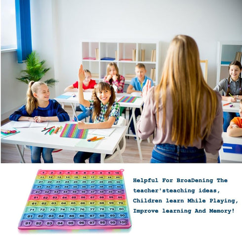 EK-Memory-fish P0PP [1-100 Number Game Math Toy, Exercise Children's Logical Thinking, Relieve Stress, Fidget Game