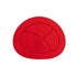 6 (Pack 2) Nuby Silicone Sure Grip Miracle Mat, Fits Most High Chairs, M+, Red
