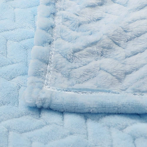 Cozy 3040") Baby Blanket Flannel, Throw Blankets for Newborn Infant and Toddler, Super Soft and Warm Receiving Baby