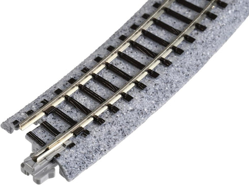 Kato 315mm (12 3/8") 15-Degree (4-Piece) USA Model Train Products Unitrack, Radius Curve Track