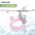 Haakaa Rabbit Ear Silicone Baby Teether, Frozen Teething Toy for Babies 3-6 Months, BPA Free, Pink