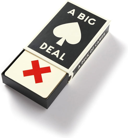 Brass Monkey A Big Deal Giant Playing Cards – 54 Vintage Design Cards, Each 4.5" x 7", Matchbox Style Box