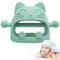 Baby Teething Toys for 0-6 Months, Silicone Teether Chew Mitt for Teething Relief, Perfect Baby Shower Gifts (Cartoon