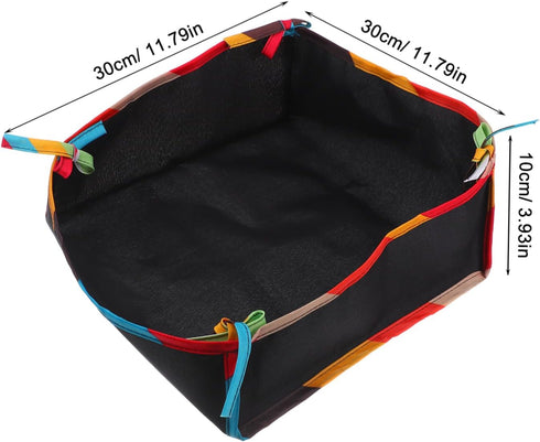 Toyvian Multi-functional Stroller Storage Bag Oxford Cloth Diaper Caddy Pushchair Organizer for Travel Stroller