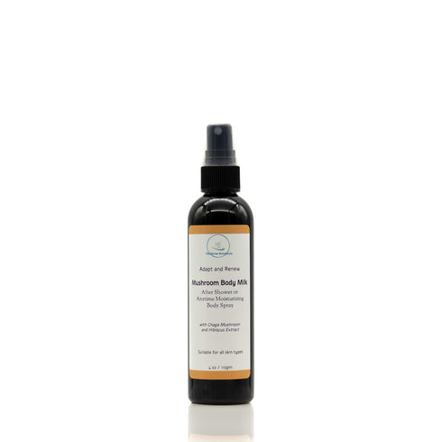 Mushroom Body Milk Moisturizing Body Spray with Chaga Mushroom and Hibiscus Extract