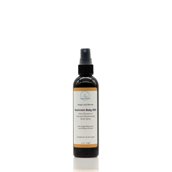 Mushroom Body Milk Moisturizing Body Spray with Chaga Mushroom and Hibiscus Extract