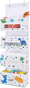 WERNNSAI Dinosaur Over Door Hanging Organizer - Behind Door Storage with 4