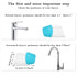 Gjinxi 2 Pack Bathtub Extender Silicone Faucet Extender for Kids Kitchen Sink Bathtub Spout Baby Bathroom Faucet