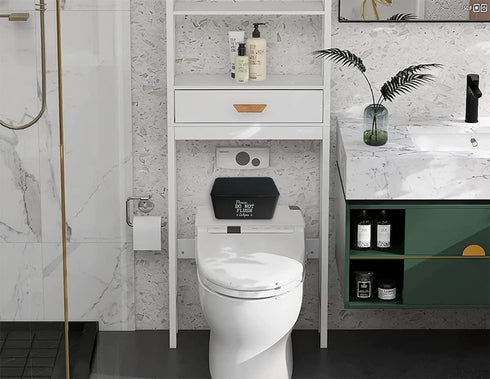 (8.2L 4.9W 3.9H inches) Moorfowl Baby Wipes Dispenser for Bathroom,Please DO NOT Flush Wipes Container Holder, Upgarde