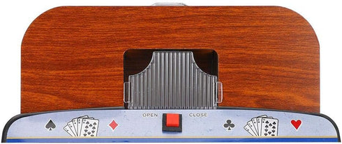 ZJchao Automatic Card Shuffler, Battery Operated Poker Shuffling Machine for Home Tournament Use.