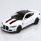 1/36 Scale BMW M4 CSL Diecast Model Car, Pull Back Vehicle, Gift for Boys and Girls, White