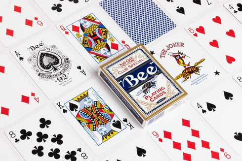 Bee Gold Standard Premium Poker Playing Cards, 12 Pack, Standard Index Casino Quality Decks