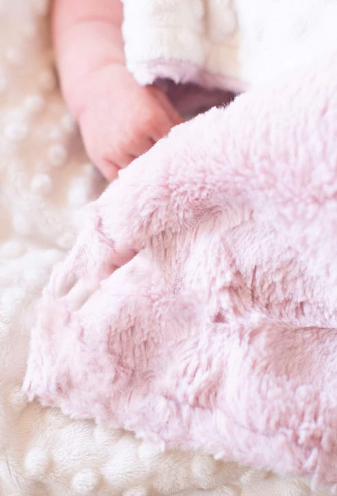 Cozy 30 40 inch) BUTTZO Baby Blanket for Boys Girls Toddlers,Fuzzy Soft Warm Minky Dot Receiving Blanket,Baby Newborn
