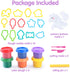 PLAY Unicorn Playdough Sets for Kids Ages 4-8, Ice Cream Set DIY Toy, Safe & Non-Toxic Playdough Set for Girls