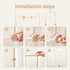 let's make Baby Crib Mobile Arm - Wooden Baby Mobile Crib Holder for Mobile Hanging Baby Crib Attachment for Nursery