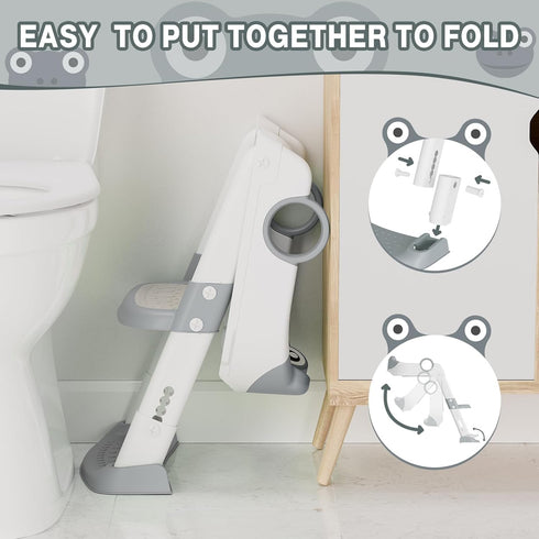 GOCAPTAIN 2 1 Potty Training Seat, Toddler Toilet Seat for Kids Boys Girls, in Potty Training Toilet for Kids, Splash