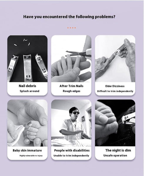 Generic Fully Automatic Electric Nail Clipper Mini Nail Grinder Adult Baby Elderly Manicure Mill