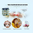 Montidey LED,1:24 DIY Miniature Wooden Dollhouse Furniture Kit,Mini Handmade Doll House with Scale Creative Woodcrafts