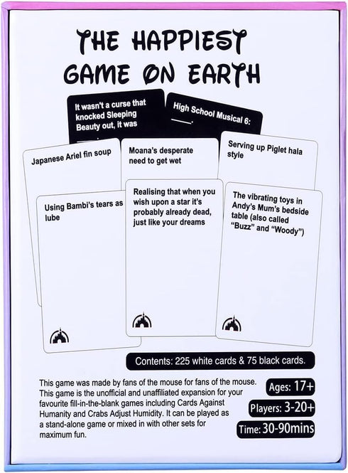 The Happiest Game ON Earth - Party Board Card Game for Adults and Family, Perfect for Game Night