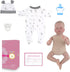 Realistic Reborn Baby Dolls Boy, 18 Inches Soft Vinyl Newborn Toy with Stars Moon Clothes, Gift for Kids