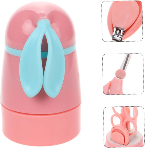 Yardwe Nail Care Professional Grooming Kit Clippers Scissors File and Tweezers for Newborns Includes Electric Nail File