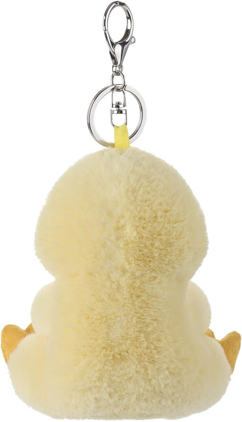 Apricot Lamb Cute Plush Yellow Duck Stuffed Animal Keychain for Kids Bag, Purse, Backpack (5 Inches)