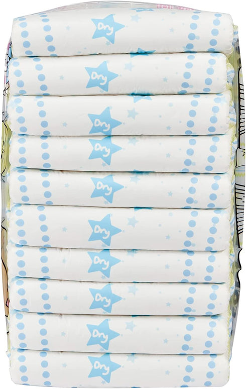 Littleforbig Adult Brief Diapers 10 Pieces - Astro Babies (Medium 28"-38") Printed