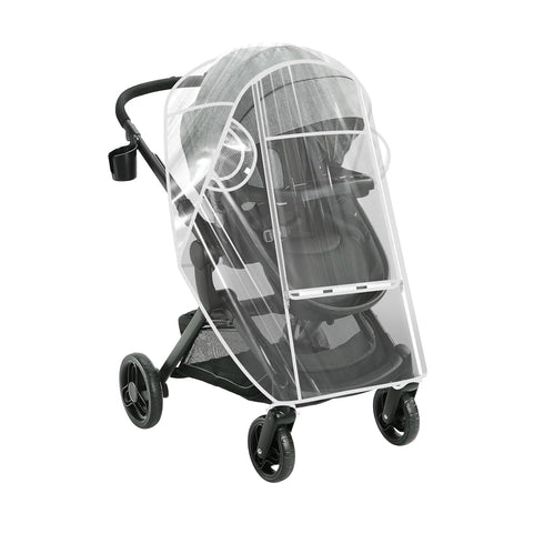 Universal Stroller Rain Cover Compatible with Graco, Waterproof Stroller Cover - Clear