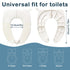 DEEKI Pinch-Proof Pinching Foldable Portable Potty Seat for Kids Travel, Integrated TPE Folding Joint Training Potty