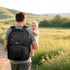 Backpack Mancro Dad Diaper Bag - Large Waterproof Travel Baby Bag for Men with Detachable Bottle Bag & Insulated