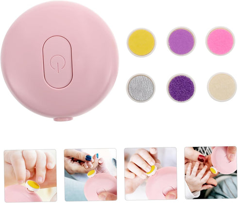 Trimmer Trimmer HANABASS Safe Nail Kit Electric Nail Polisher for Toddlers Kit Includes Care