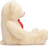 36 inch HollyHOME Big Teddy Bear Stuffed Animal Large Bear Plush with Red Heart for Girlfriend and Kids Holiday Toy