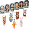 6 Pcs 4 Inch Mini Reborn Baby Dolls Toy Set - Realistic Baby Dolls with Cute Animal Clothes