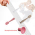 3 Pack Baby Diaper Cream Spatula Applicator, Soft Silicone Brush with Suction Cup Base (White, Red, Gray)